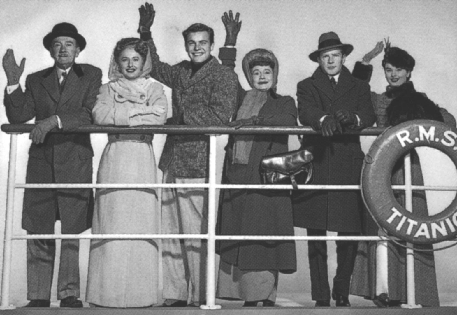 1953 Titanic Movie fashion history